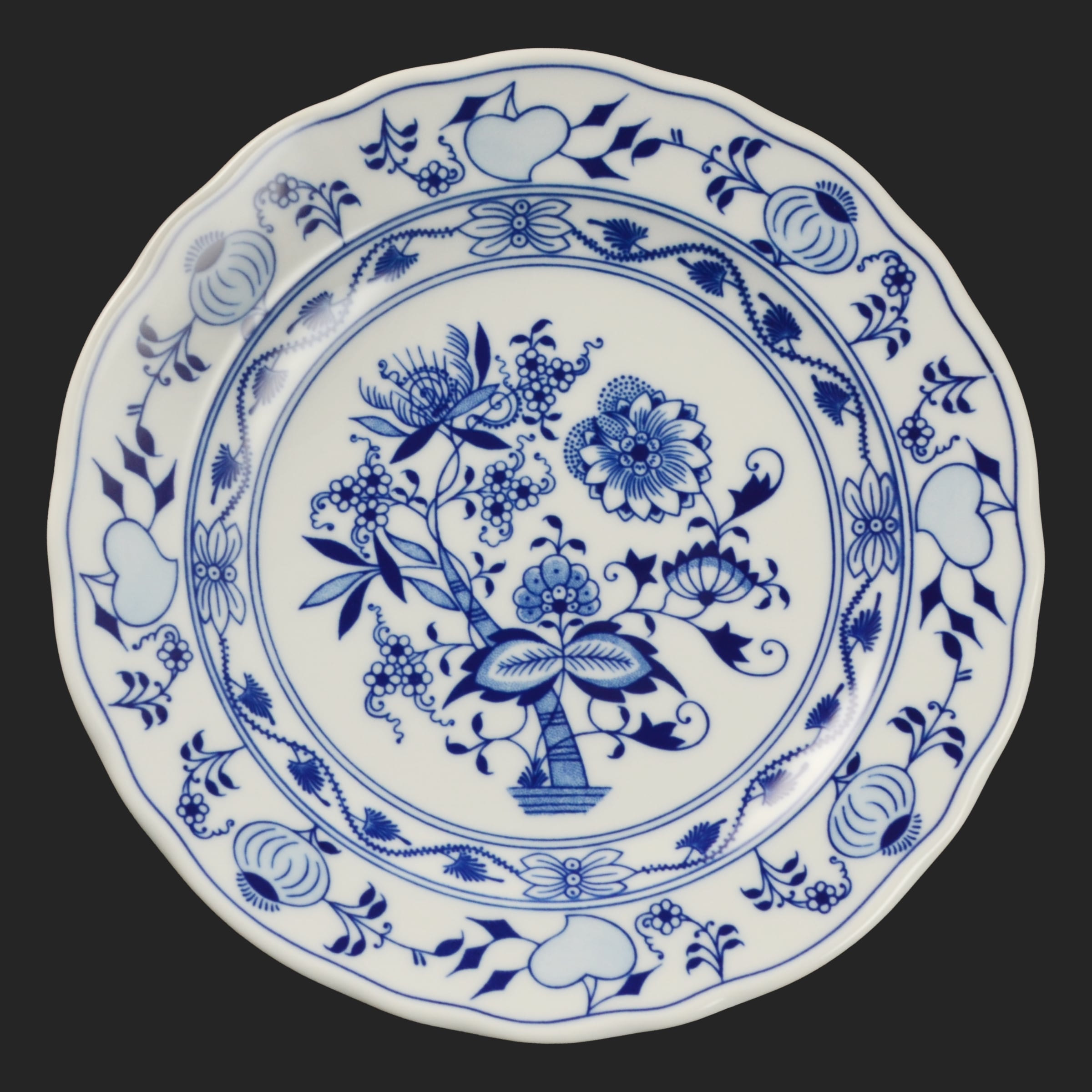 Tanier plytký 26cm Originál cibuľový porcelán Dubí