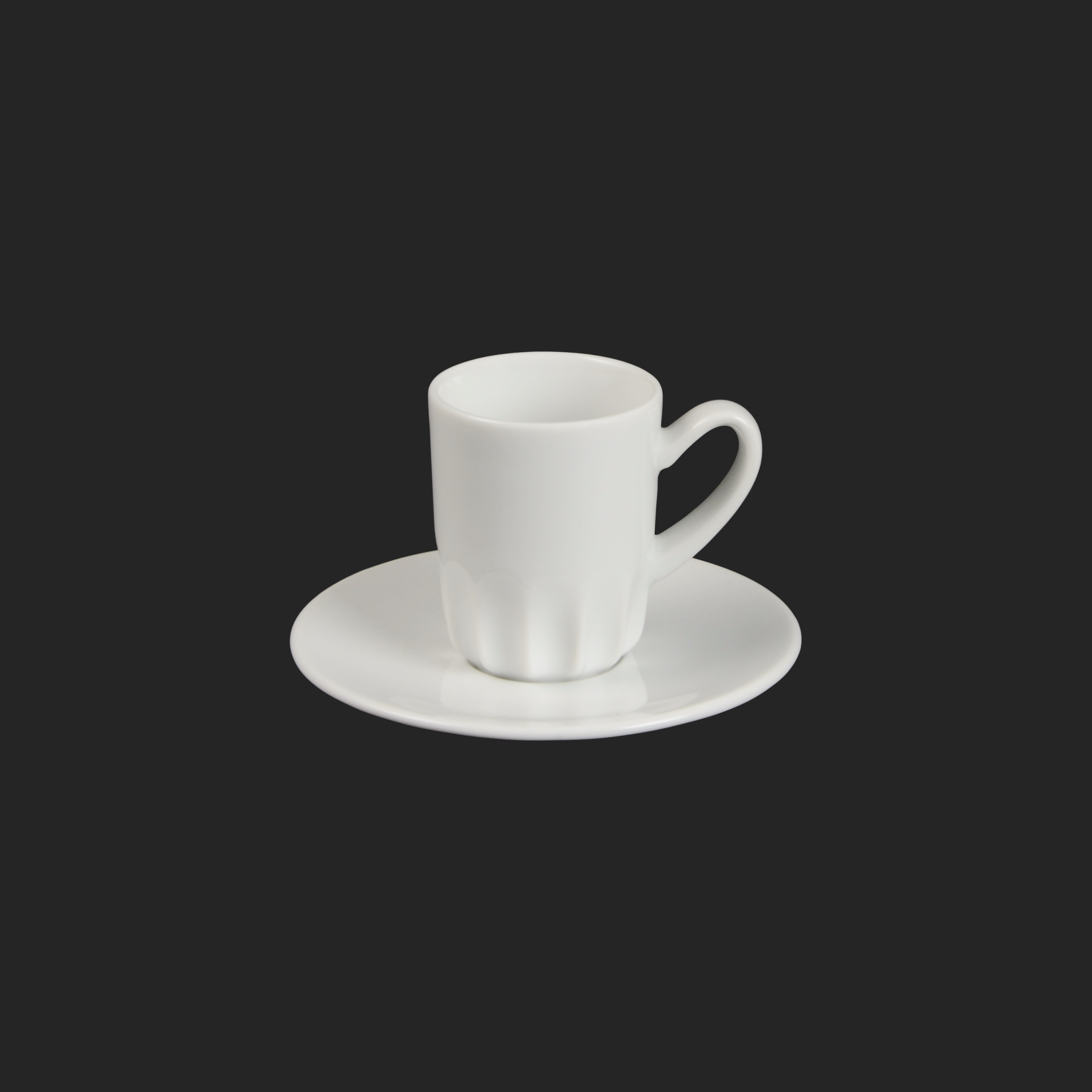 RIBBY biele - šapo na espresso 80ml pre 6 os.