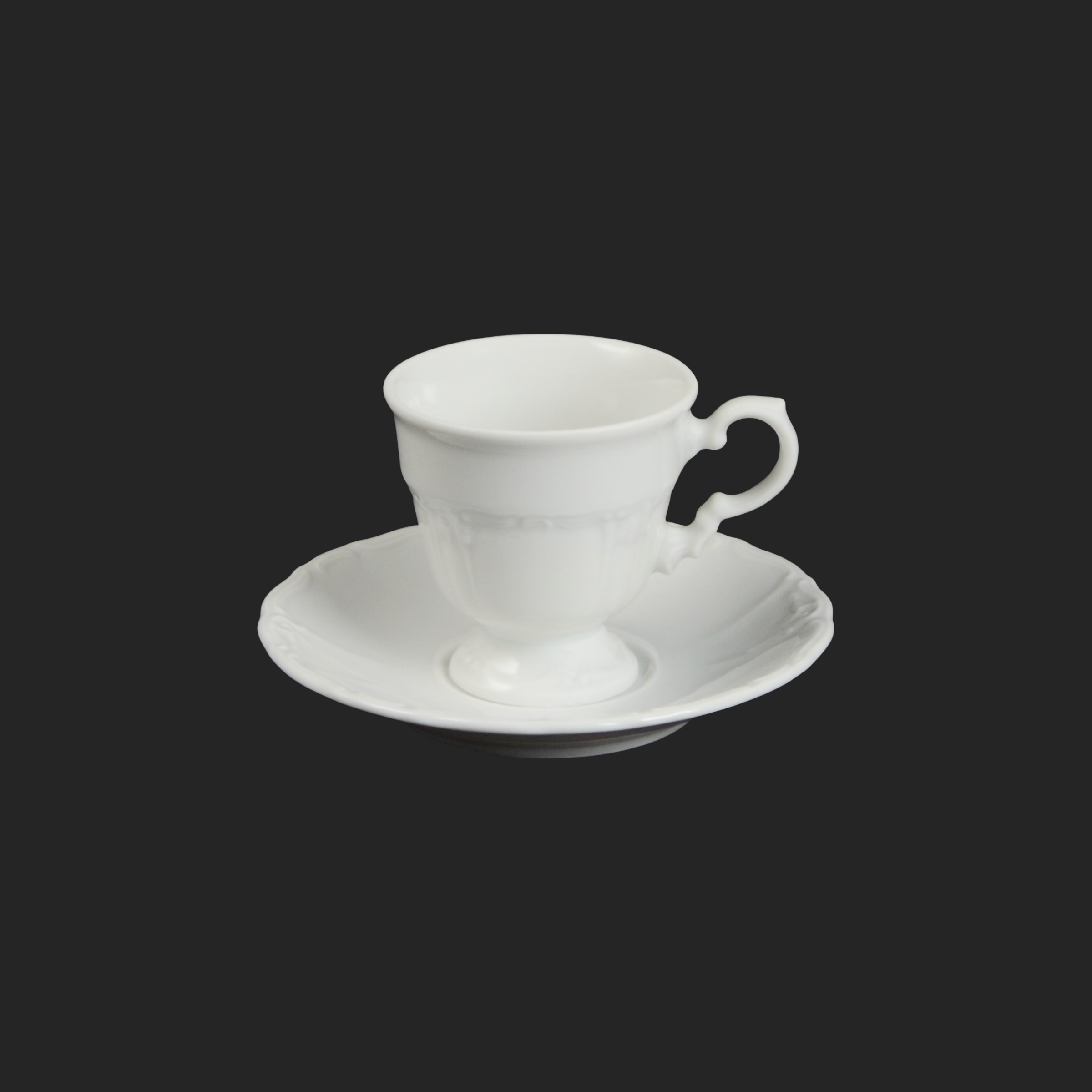 MARIE LOUISE biela - šapo na espresso 85ml pre 6os.