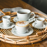 CARLO biele - šapo na cappuccino 240ml pre 6 os.