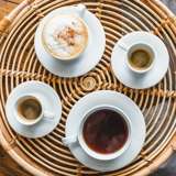 CARLO biele - šapo na cappuccino 240ml pre 6 os.