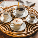 CARLO biele - šapo na cappuccino 240ml pre 6 os.