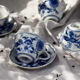 Šapo na čaj/cappuccino 200ml pre 1 os. Originál cibuľový porcelán Dubí
