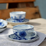 Šapo na čaj/cappuccino 200ml pre 1 os. Originál cibuľový porcelán Dubí