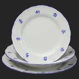 OPHELIA modrý kvet - sada porcelánových tanierov pre 6 os. 