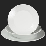 LEA biela - sada porcelánových tanierov pre 6 os.