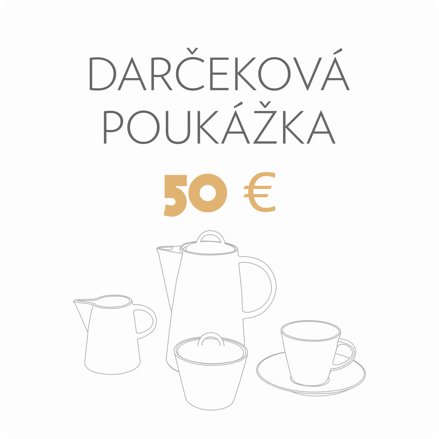 Darčeková poukážka v hodnote 50€
