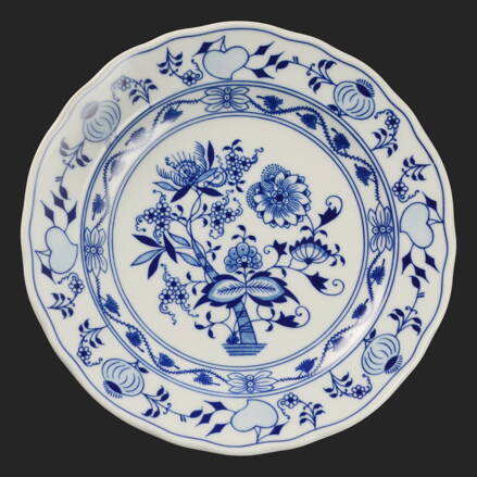 Tanier plytký 26cm Originál cibuľový porcelán Dubí