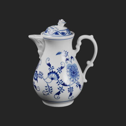 Konvica kávová 1550ml Originál cibuľový porcelán Dubí