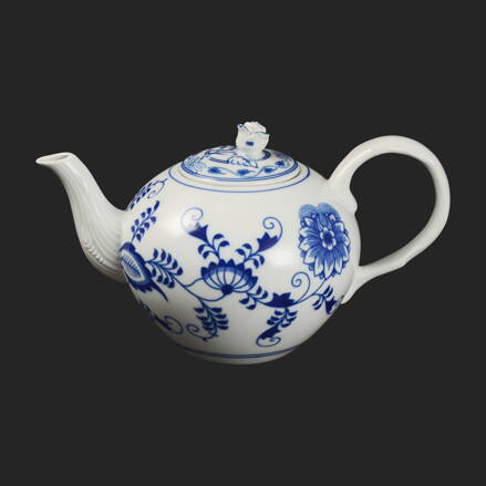 Konvica čajová 1200ml Originál cibuľový porcelán Dubí