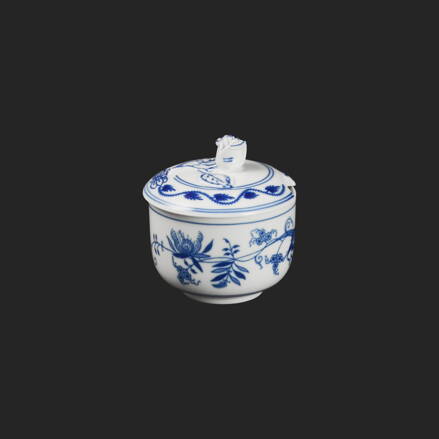 Cukornička s výrezom 200ml Originál cibuľový porcelán Dubí