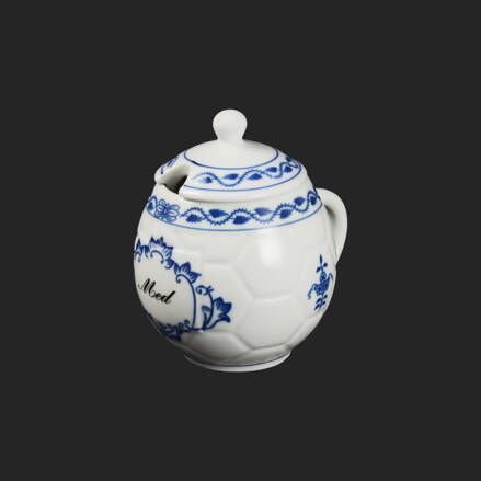 Dóza na med Originál cibuľový porcelán Dubí
