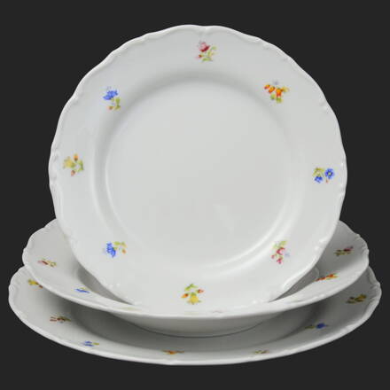 OPHELIA kvet - sada porcelánových tanierov pre 6 os. 