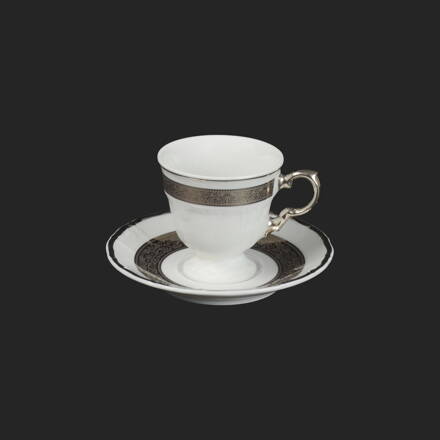 MARIE LOUISE platina - šapo na espresso 85ml pre 6os.