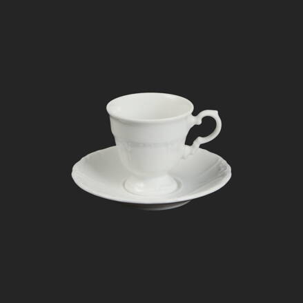 MARIE LOUISE biela - šapo na espresso 85ml pre 6os.